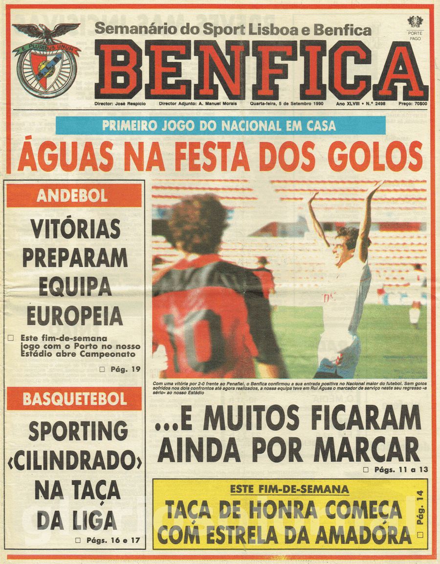 jornal o benfica 2498 1990-09-05